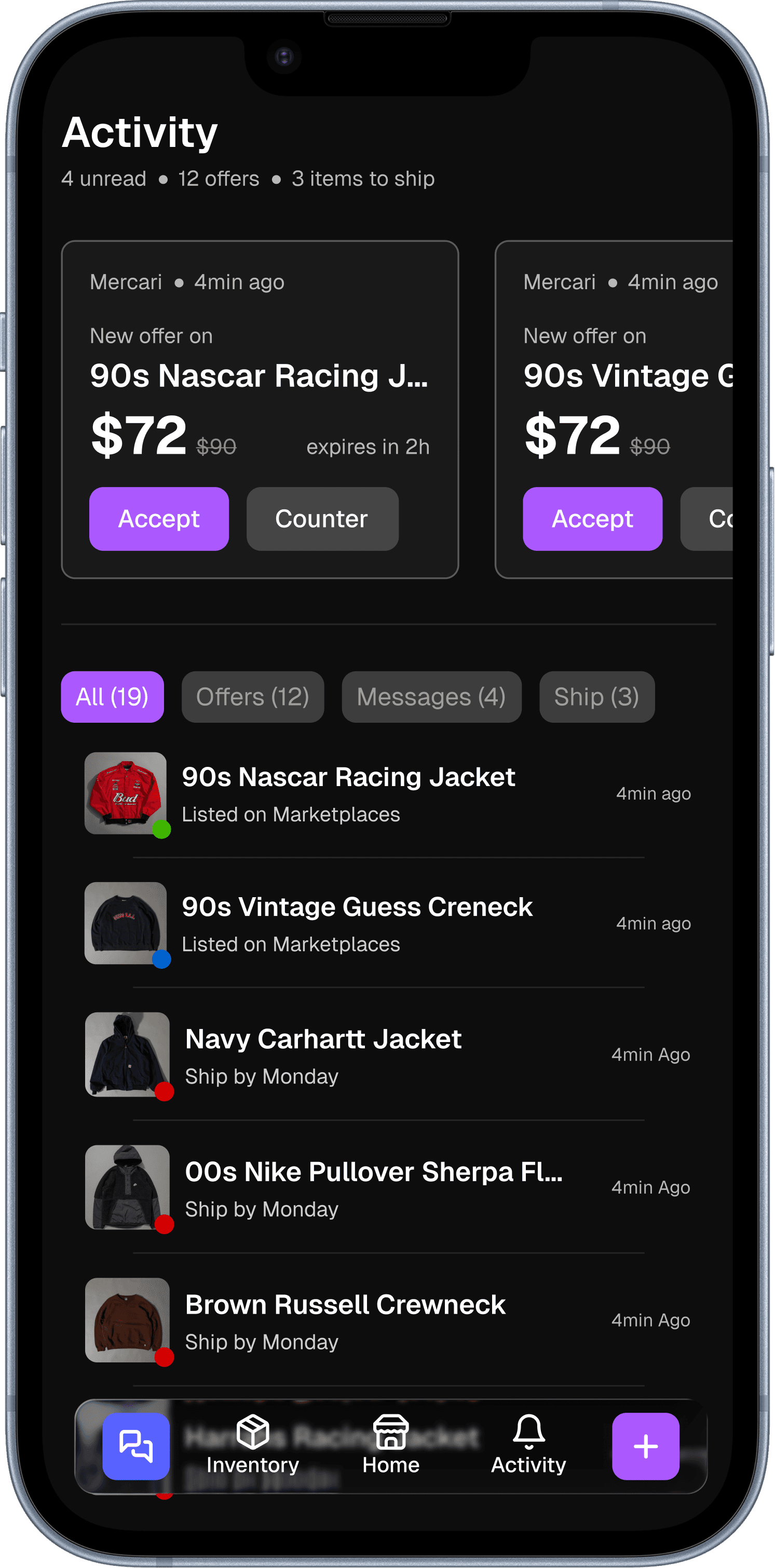 Manage messages and offers across platforms preview